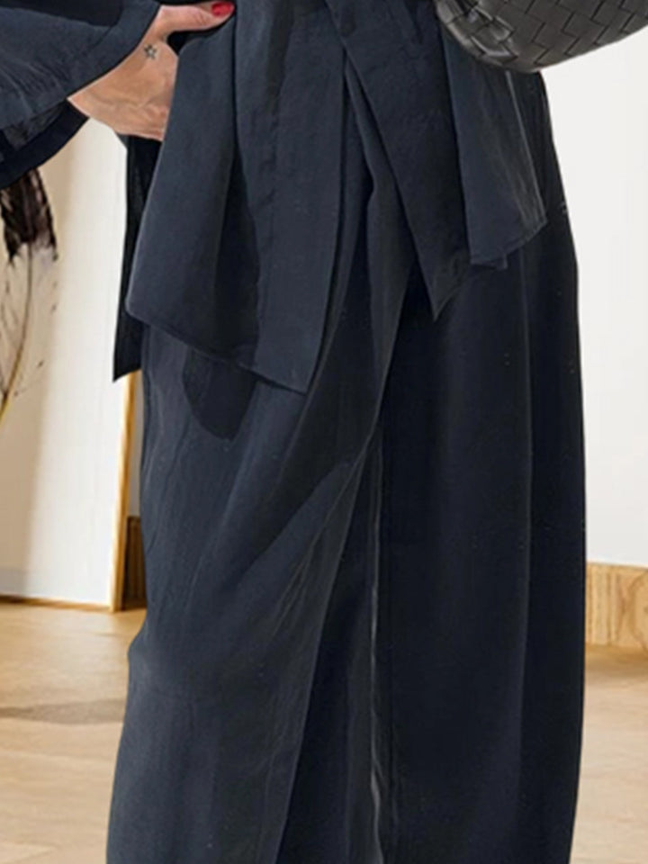 Damen Elegante Kimono-Jacke mit weiten Ärmeln und lockerer Passform Drune