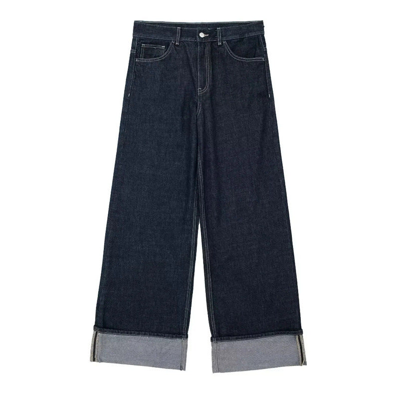 Damen Weite Jeanshosen Drune