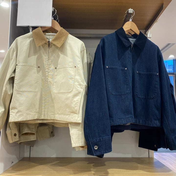 Damen Trendige Arbeitsjacke mit praktischen Brusttaschen Drune