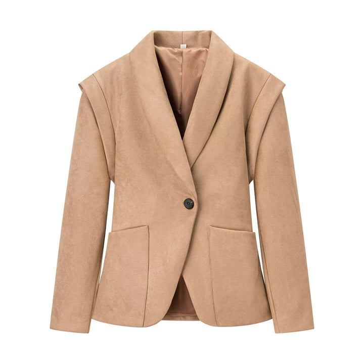Damen Elegante Blazerjacke mit strukturiertem Design und modischen Details Drune