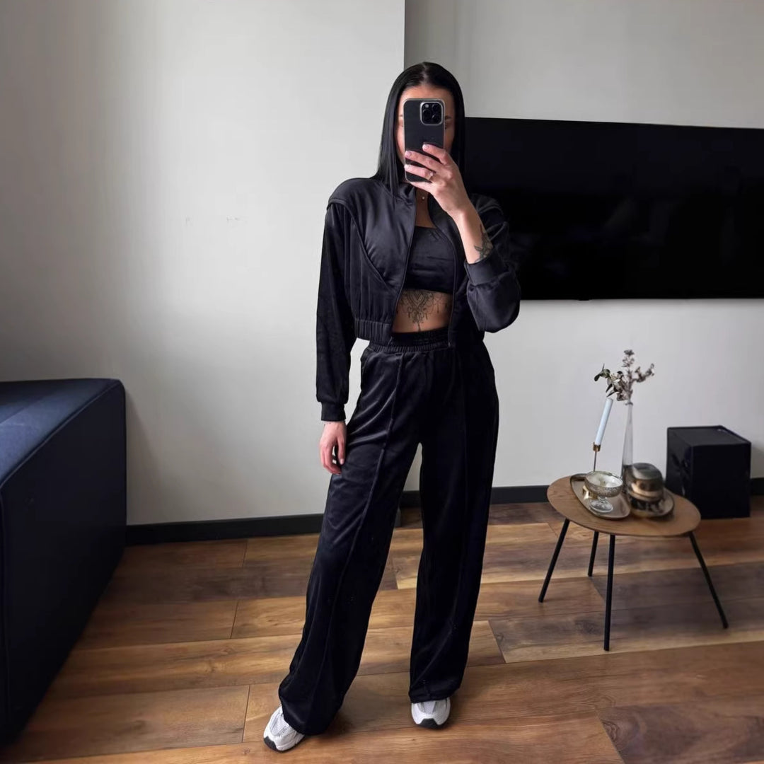 Damen modische Sportjacke und Hose Drune