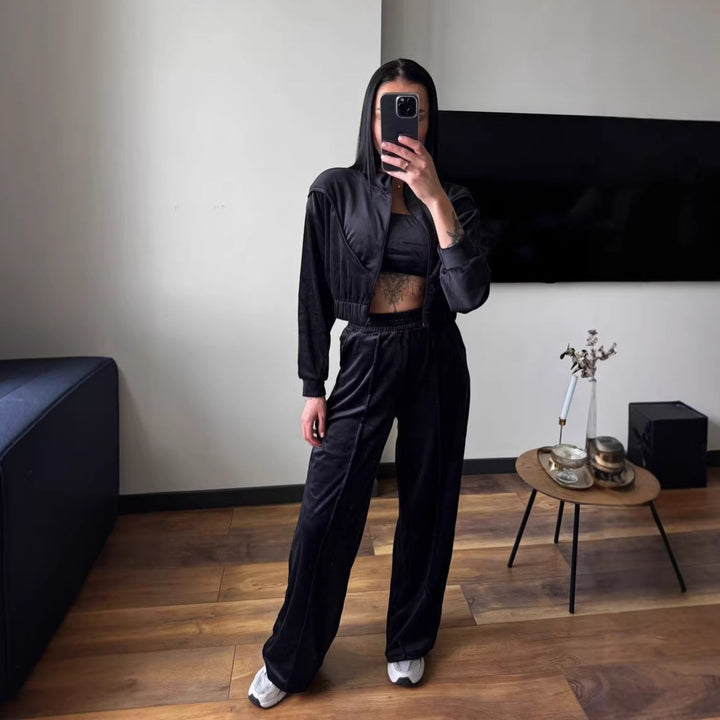 Damen modische Sportjacke und Hose Drune