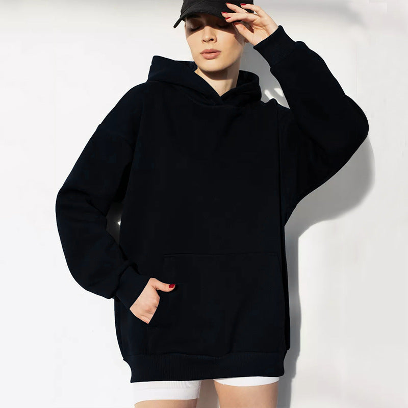 Damen Oversized Kapuzenpullover Drune