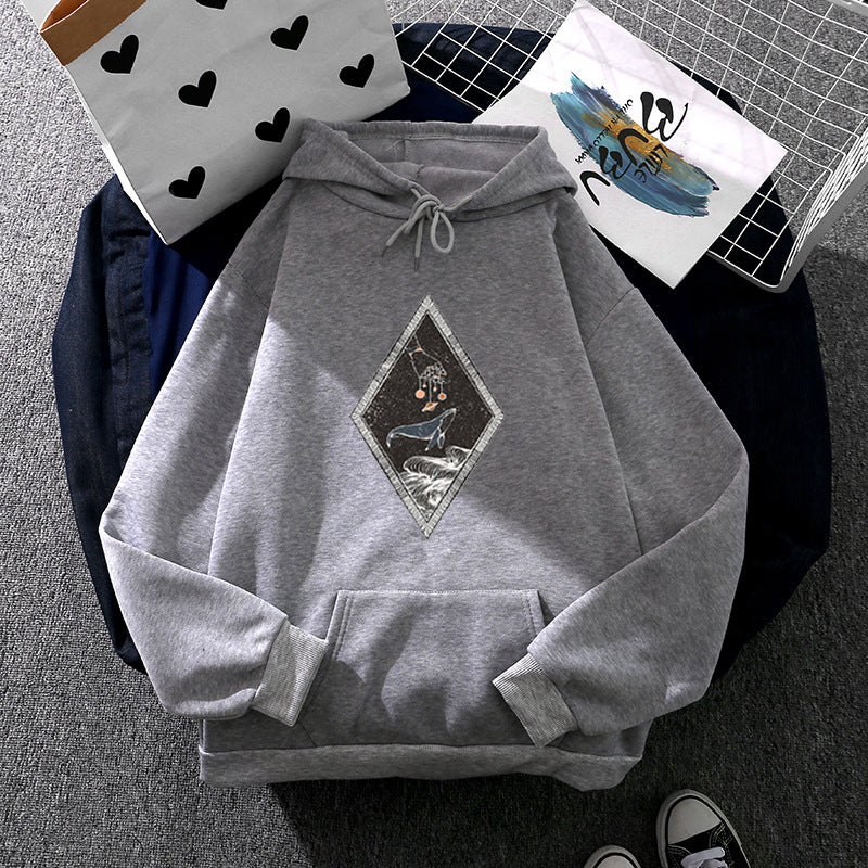 Damen Kapuzenpullover mit kreativem Design Drune