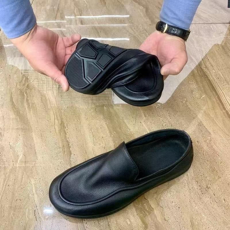 Damen Elegante Leder Slipper mit komfortabler Innensohle Drune