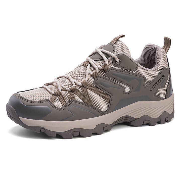 Herren nan robuster Trail- und Wandersneaker mit Multiterrain-Profilsohle, atmungsaktivem Meshoberteil und verstärkter Zehenkappe Drune