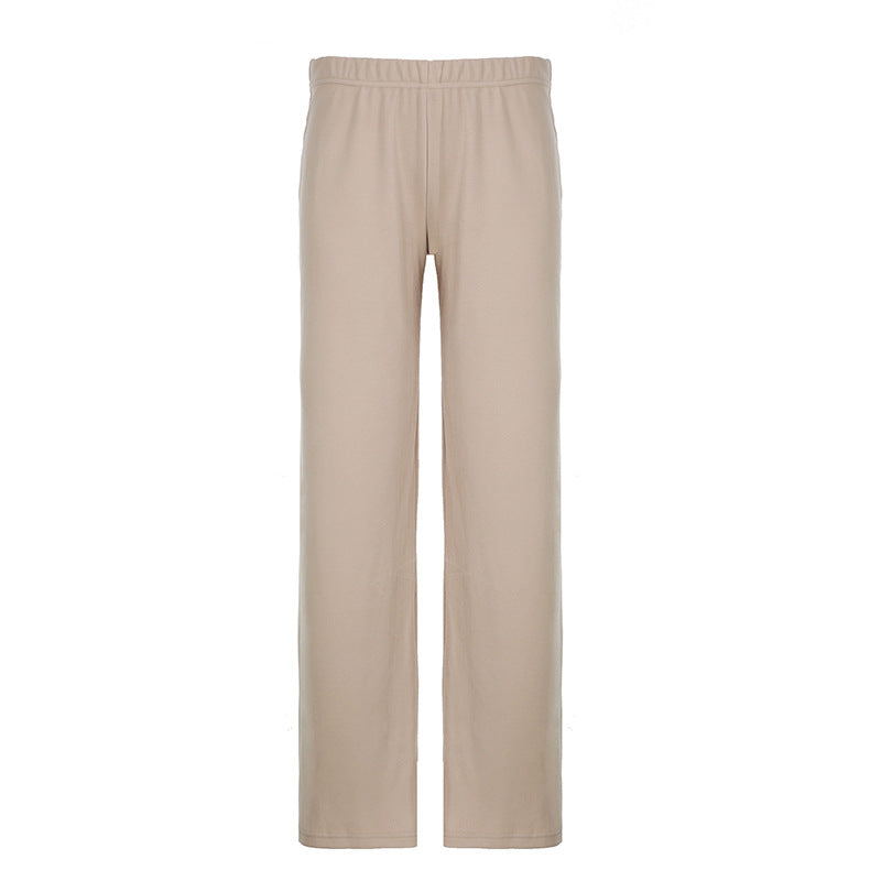 Damen Loose-Fit Loungehose mit elastischem Bund und weichem Material Drune