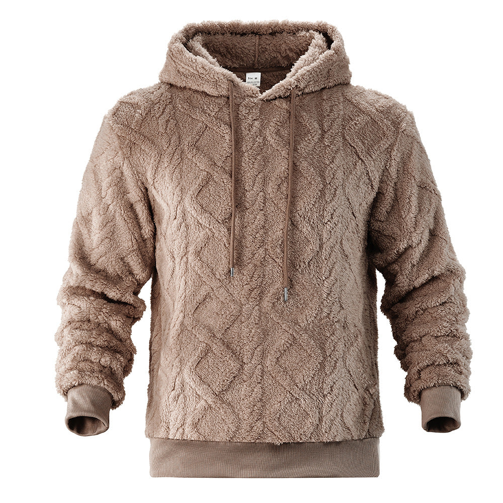 Damen Kuscheliger Fleece-Hoodie mit strukturiertem Design Drune