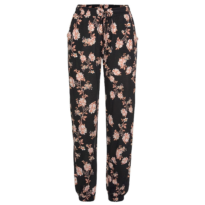 Damen Blühende Relax-Hose mit elastischem Bund und praktischen Seitentaschen Drune