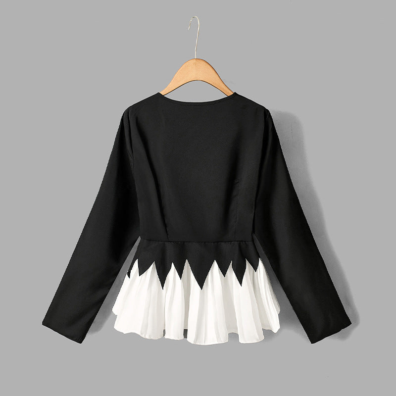Damen Oberteil mit Rüschendesign und elegantem Schnitt Drune