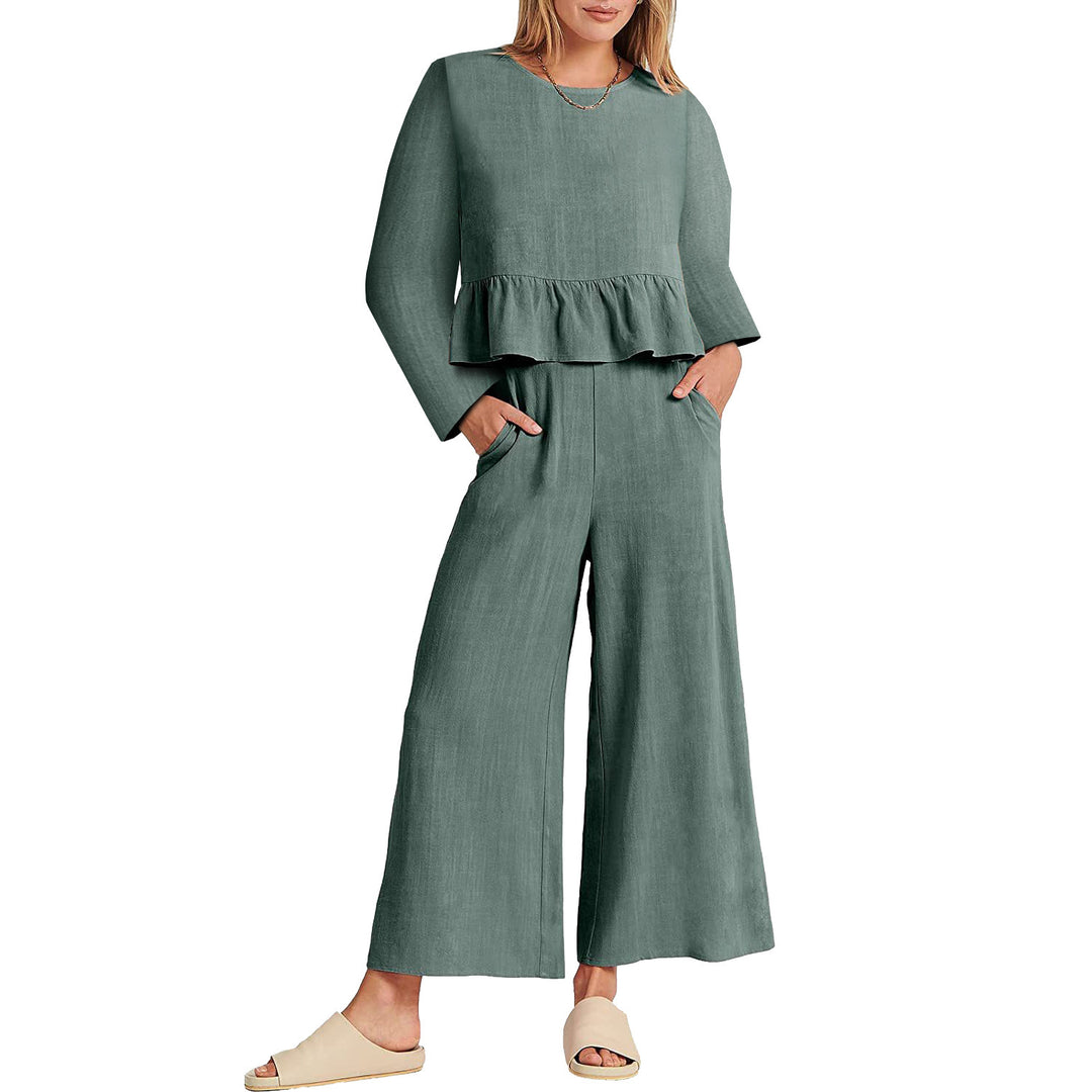 Damen modisches Zweiteiliges Set Drune