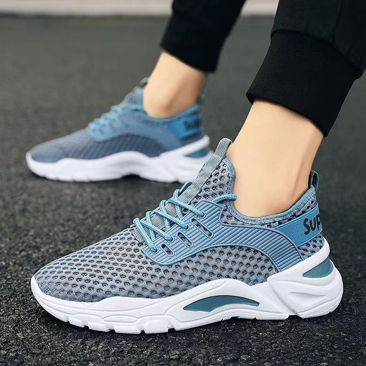 Damen Sportliche Lauf-Sneaker mit atmungsaktivem Mesh-Obermaterial und dämpfender Sohle Drune