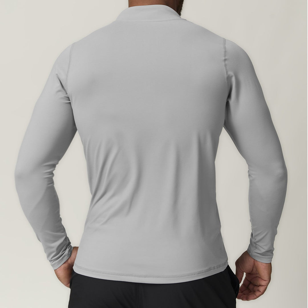 Herren Funktionsshirt mit zippbarem Kragen Drune