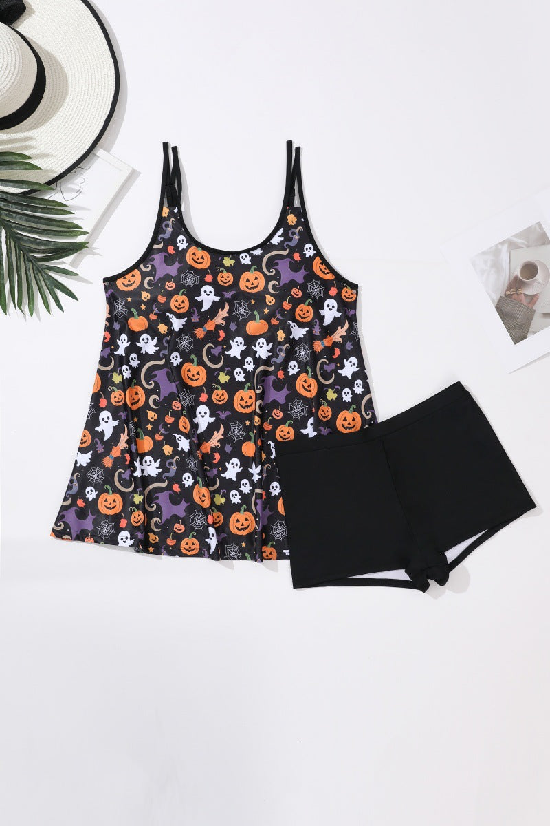 Damen Halloween-Motiv Badeset Drune