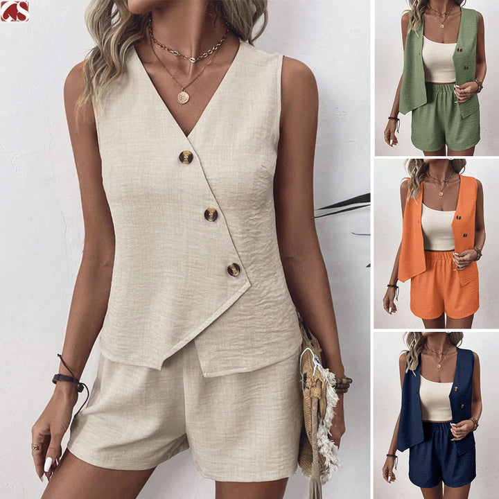 Damen lässiges Overall-Set Drune