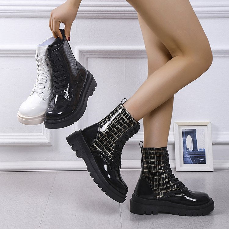 Damen Trendige Statement-Stiefel im modernen Design Drune