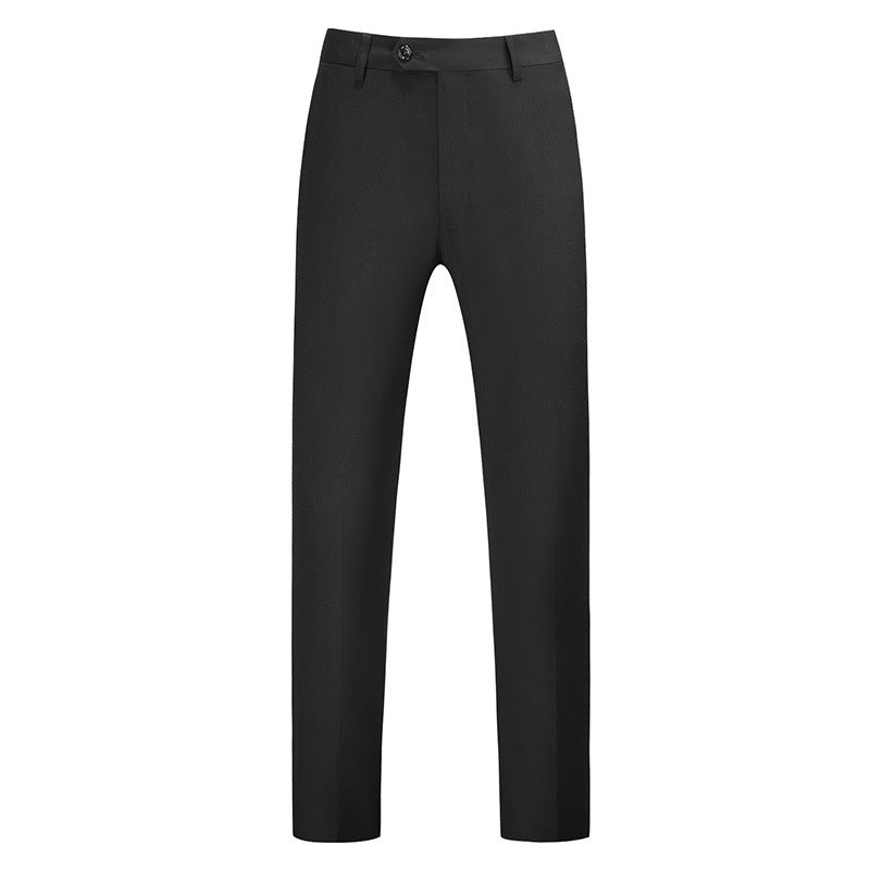 Herren nan schlanke Premium-Bügelfaltenhose mit Stretchbund und knitterarmem Gewebe Drune