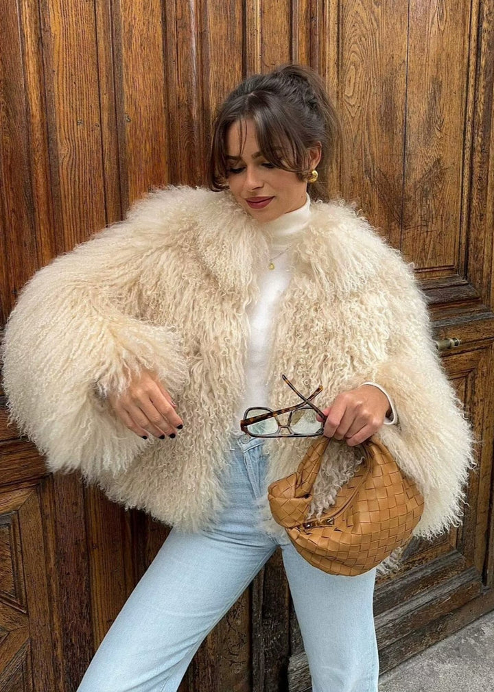 Drune | Faux Shearling Jacke