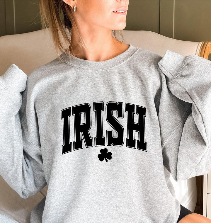 Damen Sweatshirt mit aktuellen irischen Design-Highlights Drune