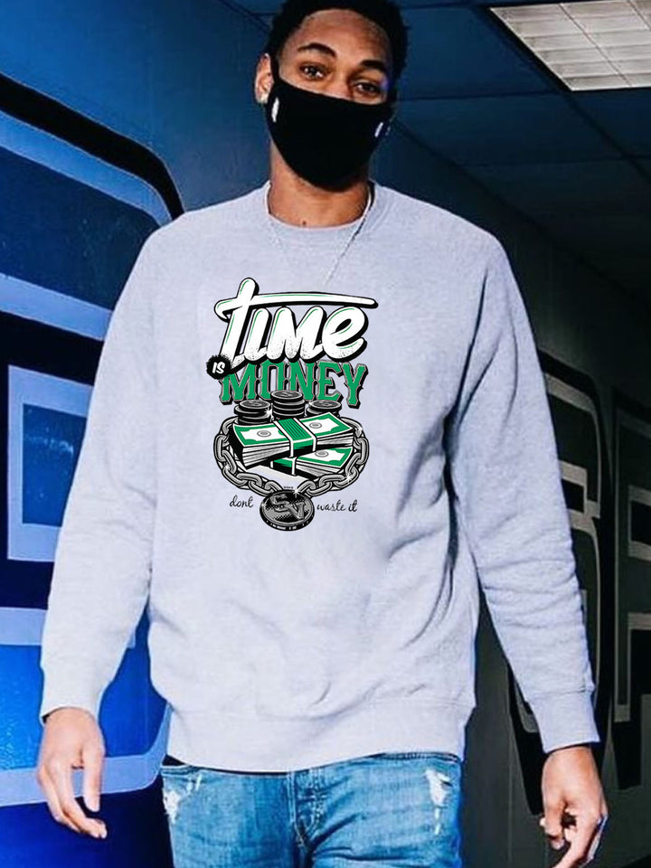 Damen Sweatshirt mit kreativem Grafikdruck Drune