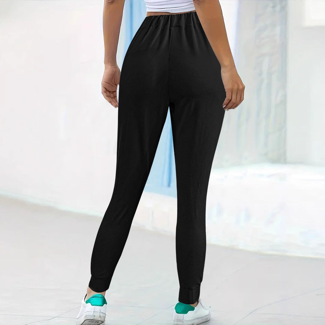 Damen Jogginghose mit elastischem Bund und praktischen Seitentaschen Drune