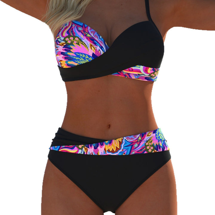 Damen Bikini-Set mit kreativem Zebra-Design und stilvollen Akzenten Drune