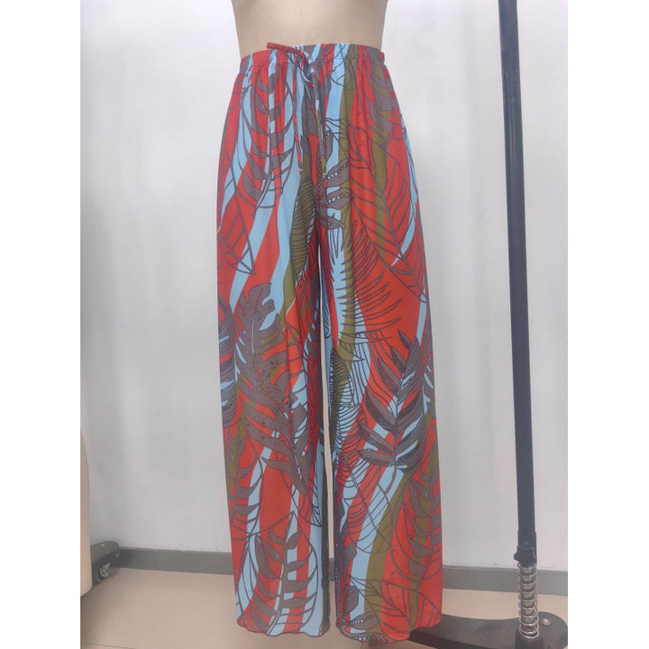 Damen Strandhose mit modischem Zebra-Muster Drune