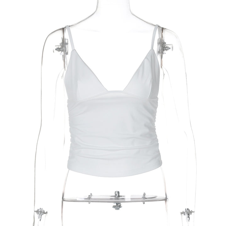 Damen Crop-Top mit asymmetrischem Schnitt und figurbetonter Silhouette Drune