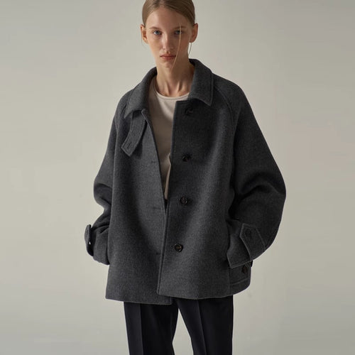Damen Oversized Wolljacke Drune