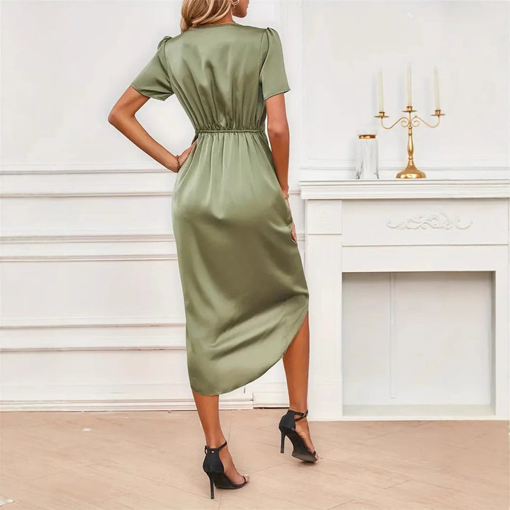 Damen Midikleid Drune
