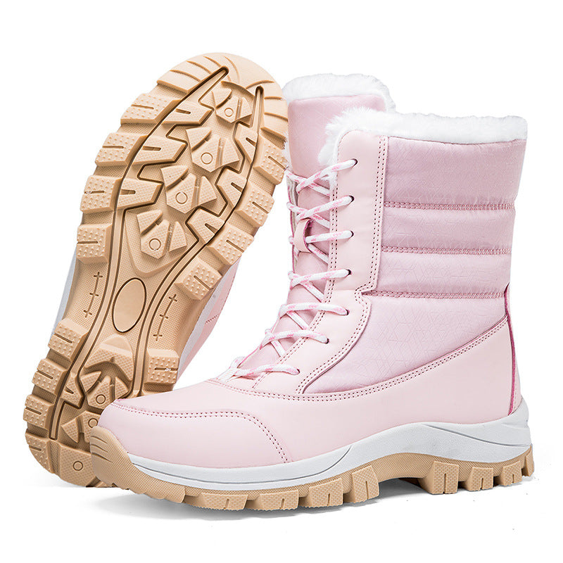 Damen Winterstiefel mit wärmendem Innenfutter und rutschfester Sohle Drune