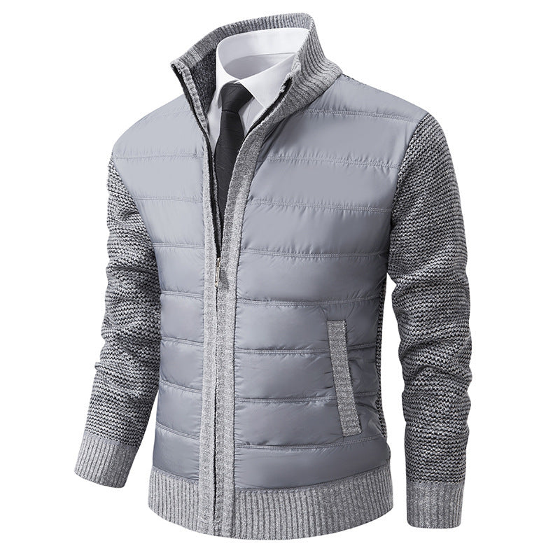 Herren sportive Kapuzenjacke mit strukturiertem Material und eleganten Details Drune