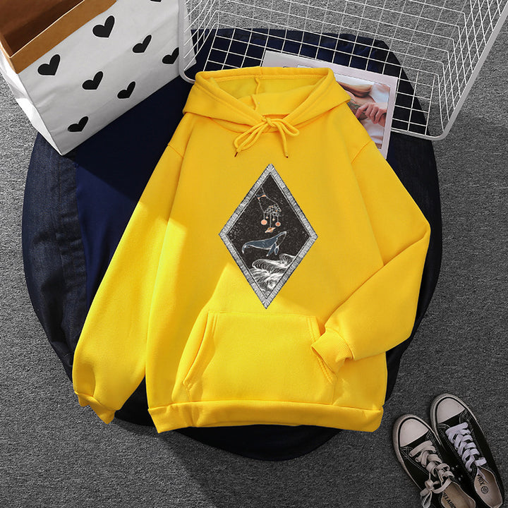 Damen Kapuzenpullover mit kreativem Design Drune