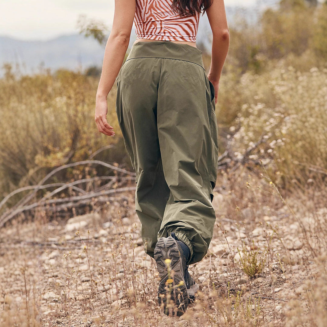 Damen Outdoor-Hose mit elastischem Bündchen und knöpfbarem Verschluss Drune