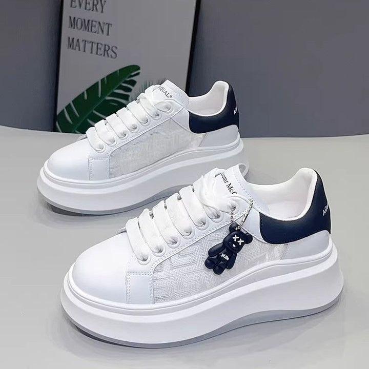 Damen modische Chunky Sneakers mit flexibel dämpfender Sohle und atmungsaktiver Estradakonstruktion Drune