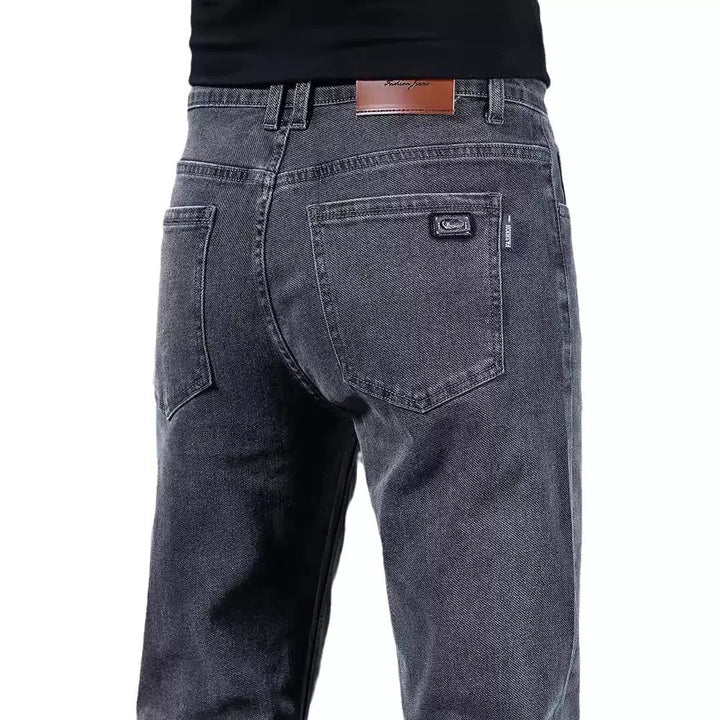 Herren modische Slim-Fit Jeans aus weichem Denim Drune