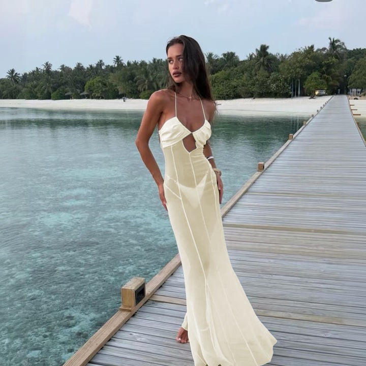 Damen Maxikleid mit verführerischen Cut-Outs von Drune