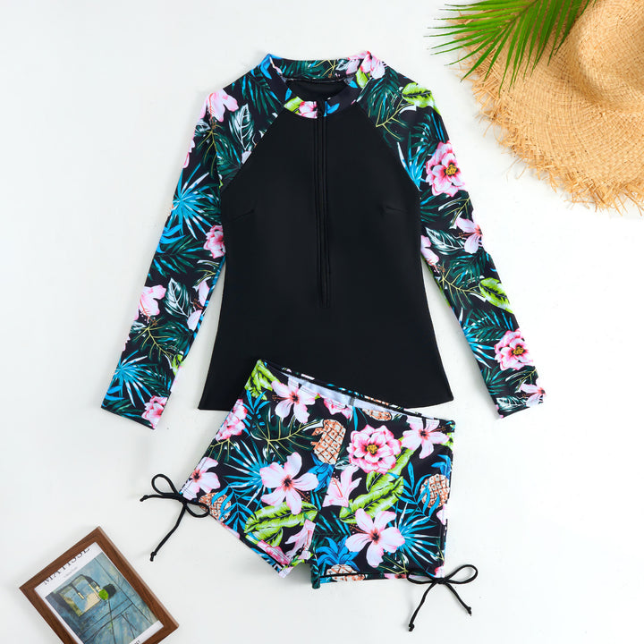 Damen Sportlicher Langarm-Surfuanzug Drune