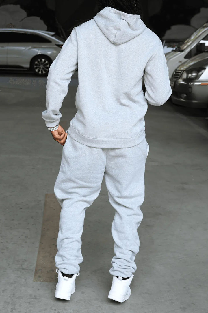 Herren Hoodie- und Jogginghose-Set mit stilvollem Grafikdruck Drune