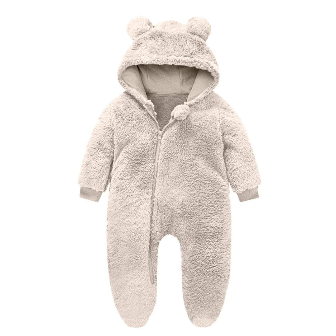 Kleinkind Fleece Overall mit Bärenohren Drune