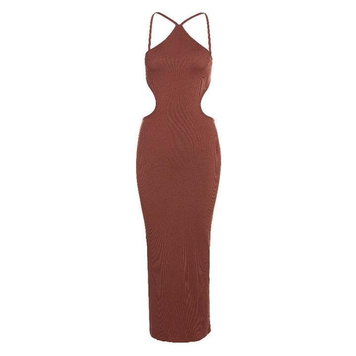 Damen Maxi Kleid mit modischem Cut-Out Drune