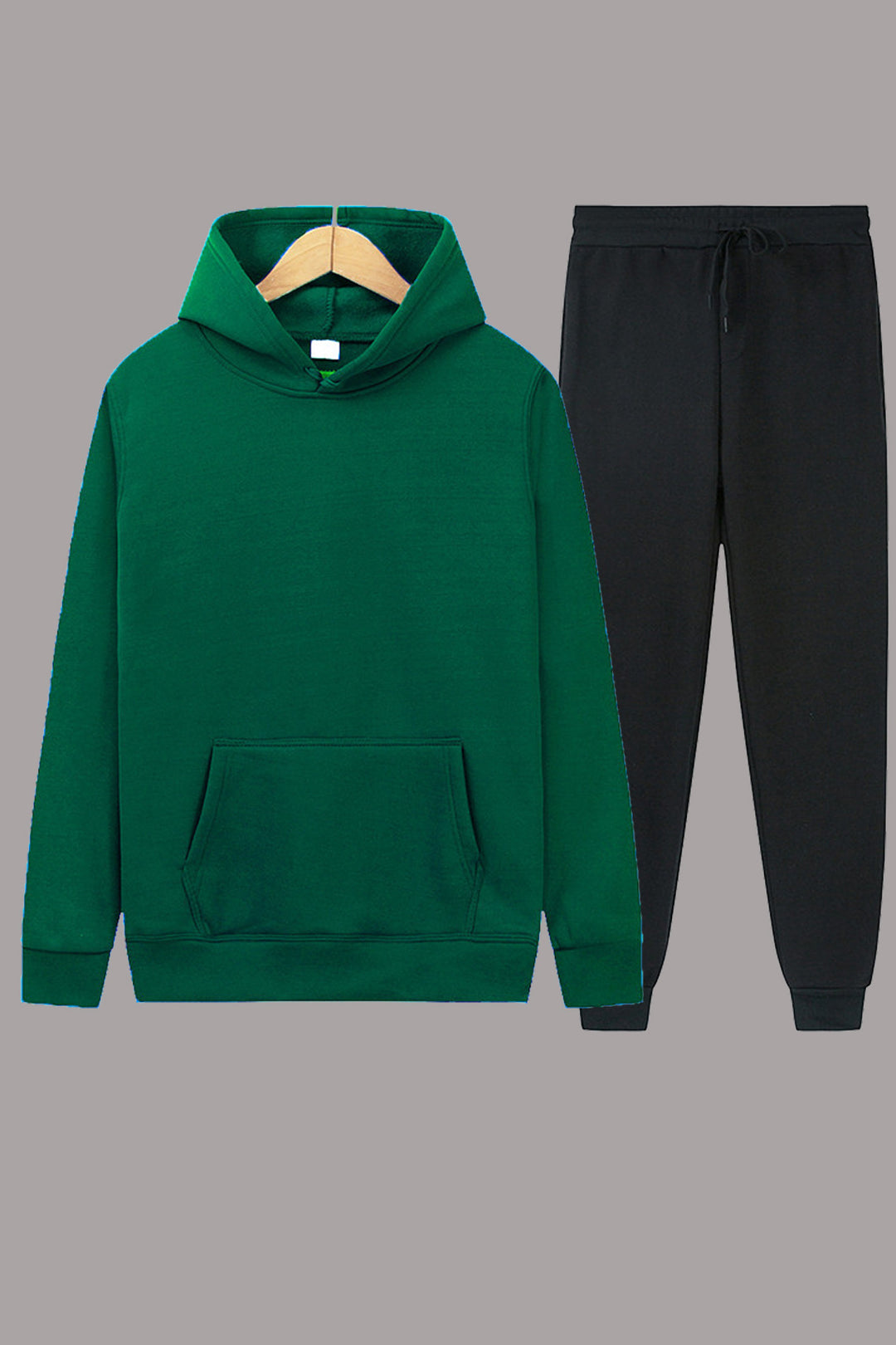 Damen sportliches Hoodie- und Jogginghosen-Set mit elastischem Bund und praktischen Taschen Drune
