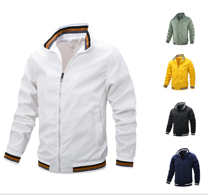 Herren elegante Bomberjacke mit stark isolierendem Innenfutter Drune