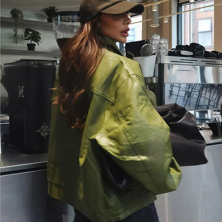 Damen lässige Oversized-Jacke Drune