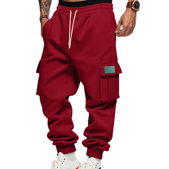 Herren Sportliche Cargo-Hose mit Seitentaschen Drune