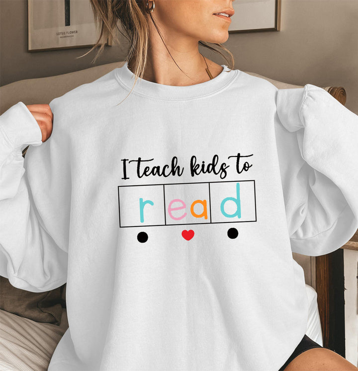 Damen Sweatshirt mit kreativem Lehrmotiv Drune