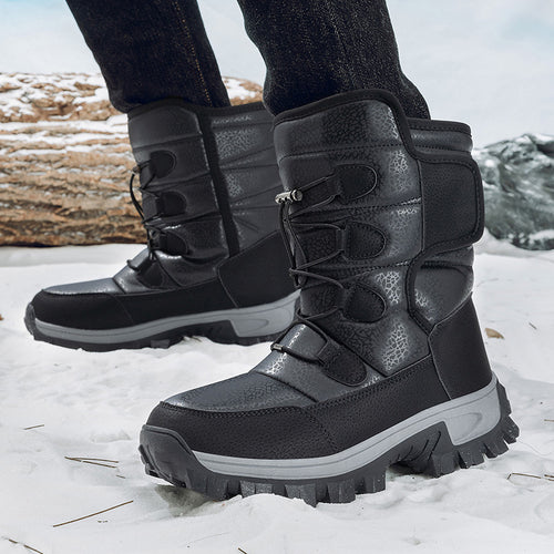 Damen Winterstiefel mit isolierendem Futter und rutschfester Profilsohle Drune
