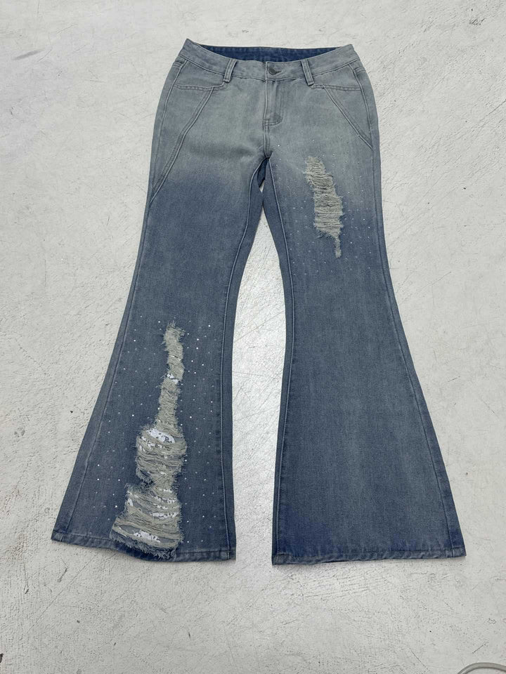 Damen Schlagjeans mit modischen Destroyed-Details und komfortablem Sitz Drune