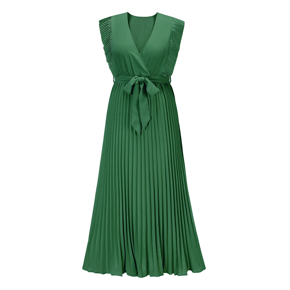 Drune | Plissee-Kleid aus Chiffon