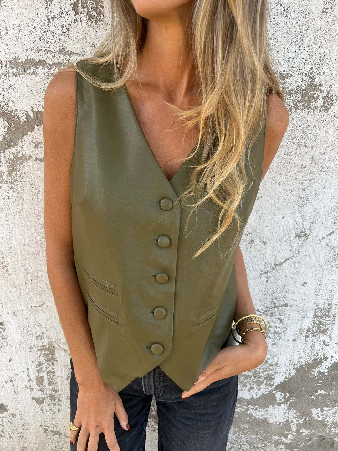Damen elegante stylish Weste Drune